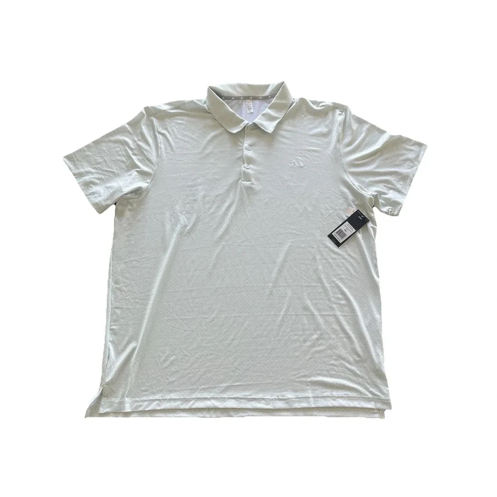 ADIDAS Men's Golf Polo Crystal Jade Shirt SIZE: XXL 2XL NWT MSRP $65